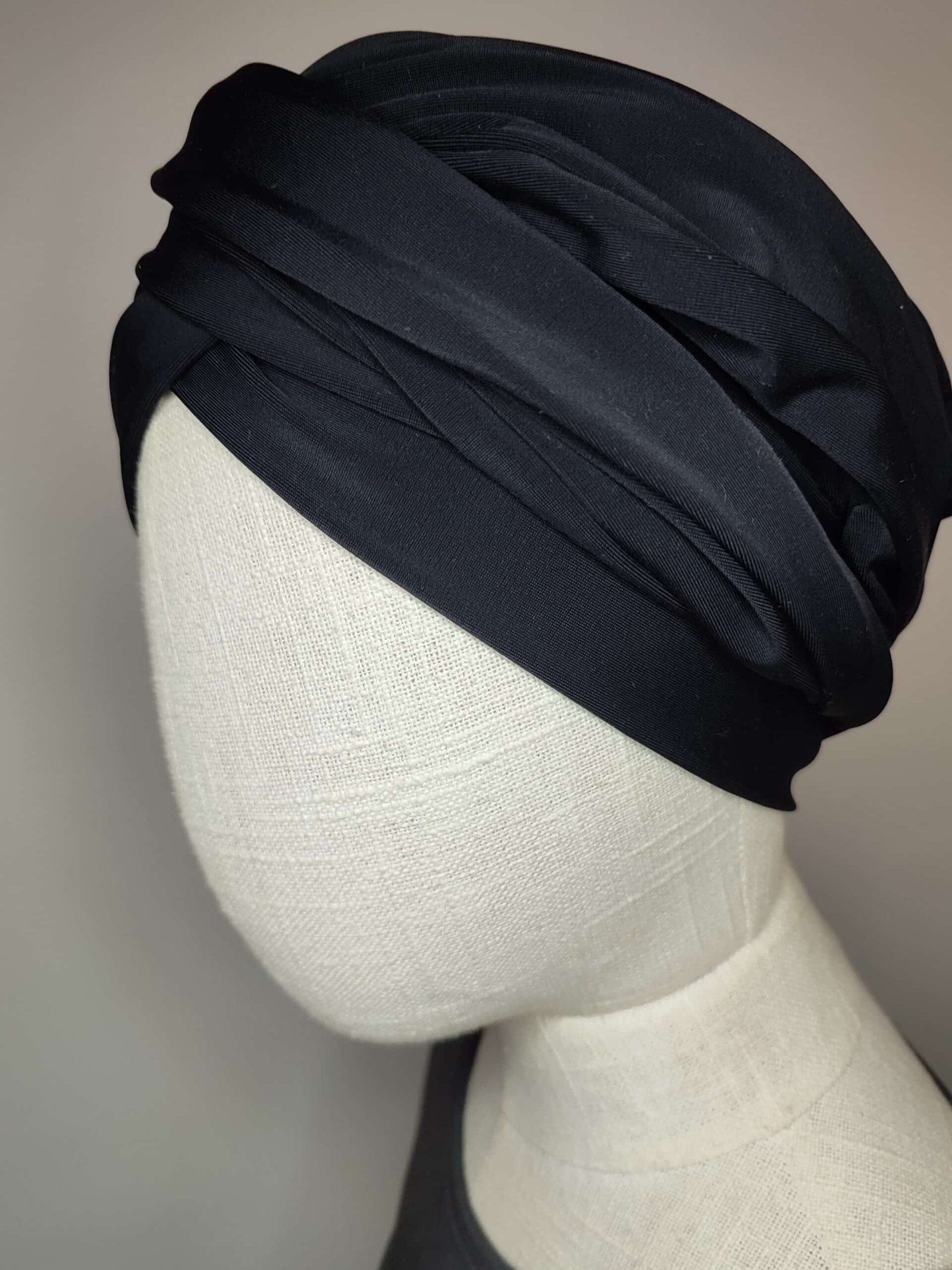 Turban de bain - noir