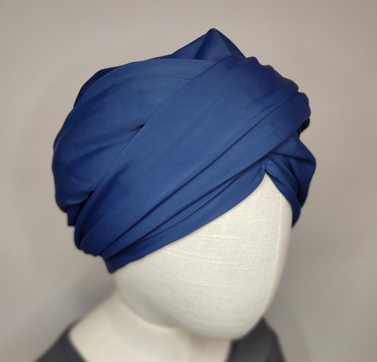 Turban de bain - bleu nuit